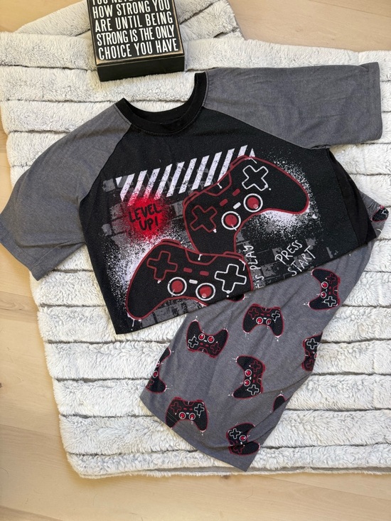 wonder nation Other - wonder nation Black Graphic Tee with White Print